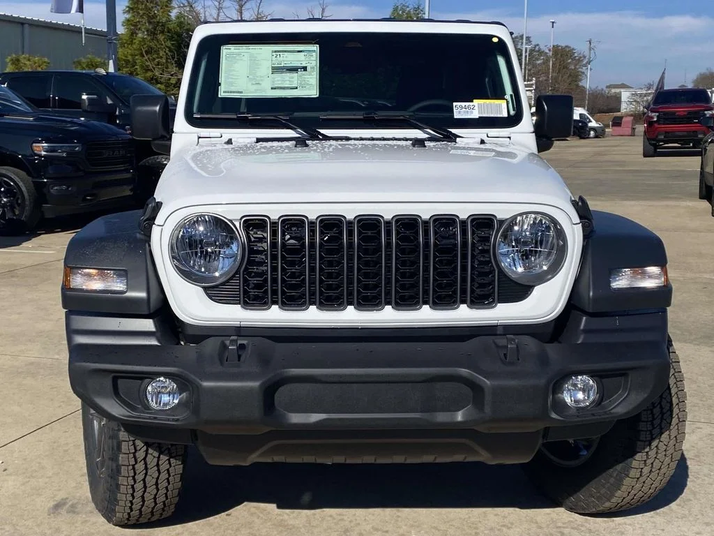 New 2026 Bright White Clear-Coat Exterior Paint Jeep Sport S image 2