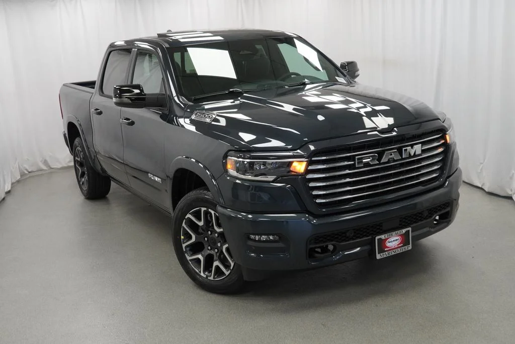 New 2027 Forged Blue Metallic Exterior Paint RAM Laramie image 8