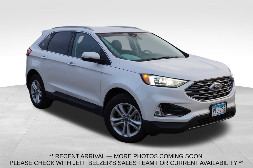 Certified Used 2019 White Platinum Metallic Tri-Coat Ford SEL image 1