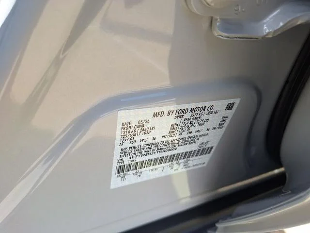 New 2026 Space White Metallic Ford XLT image 52