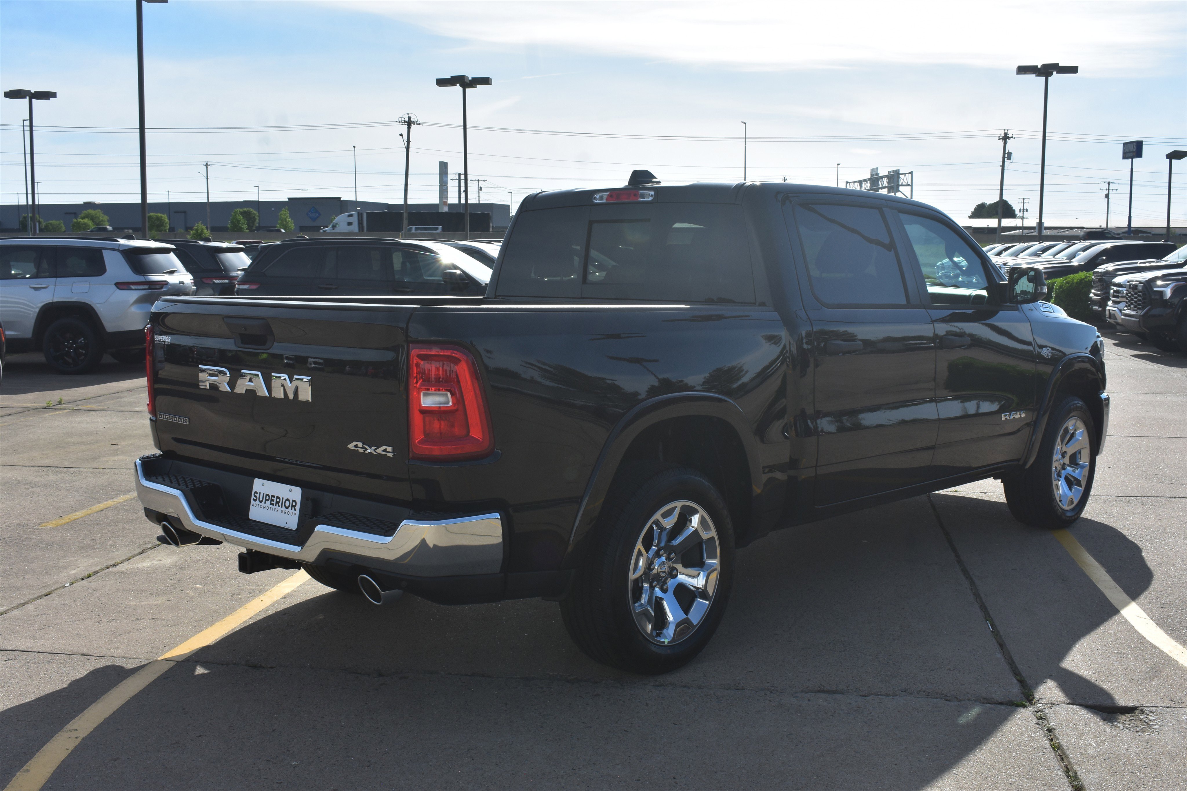 New 2026 Diamond Black Crystal Pearlcoat RAM Big Horn image 5