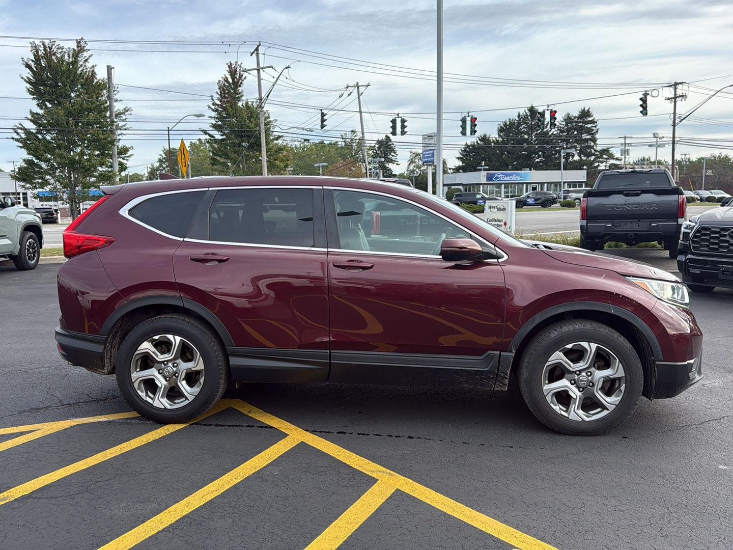 Used 2019 Basque Red Pearl II Honda EX-L image 2