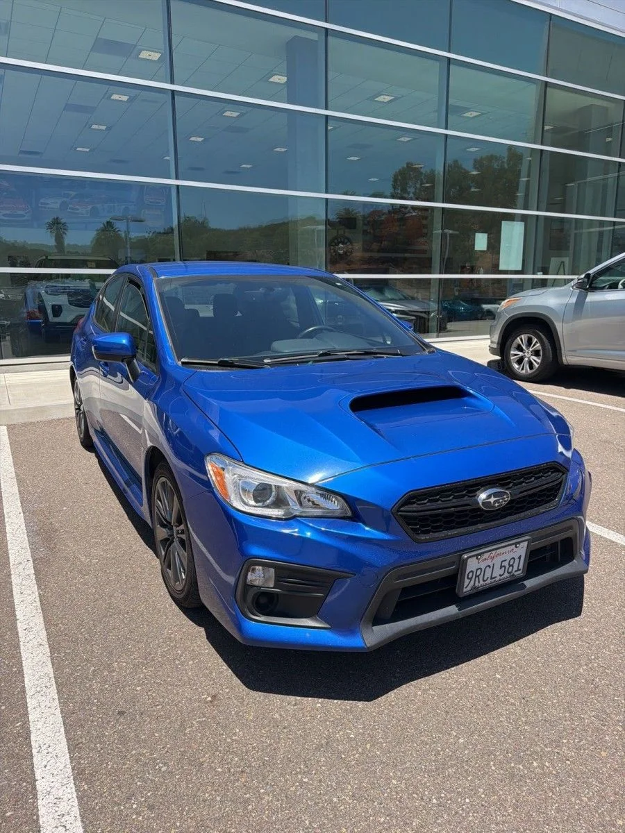 Used 2018 Blue Subaru Base image 3