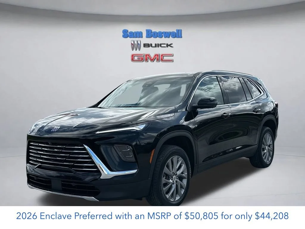New 2026 Ebony Twilight Metallic Buick Preferred image 1