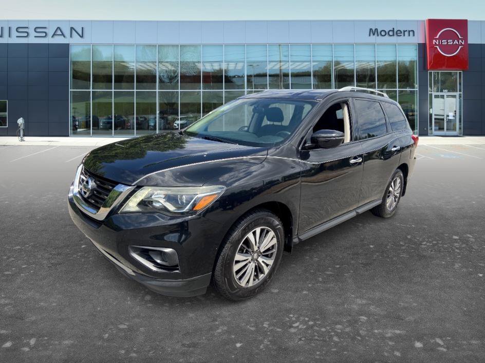Used 2017 Magnetic Black Metallic Nissan S image 1