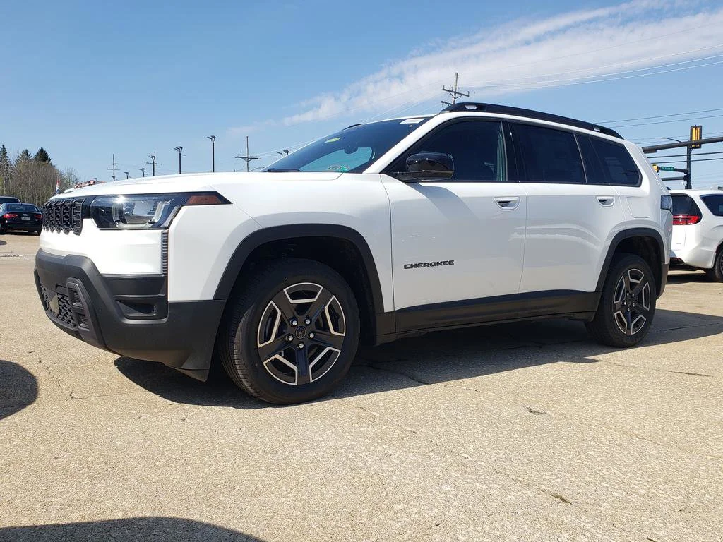 New 2026 Bright White Clear-Coat Exterior Paint Jeep Limited image 8