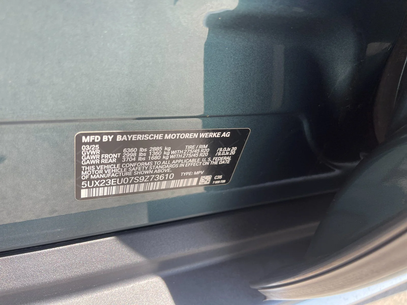Used 2025 Blue BMW xDrive40i image 34