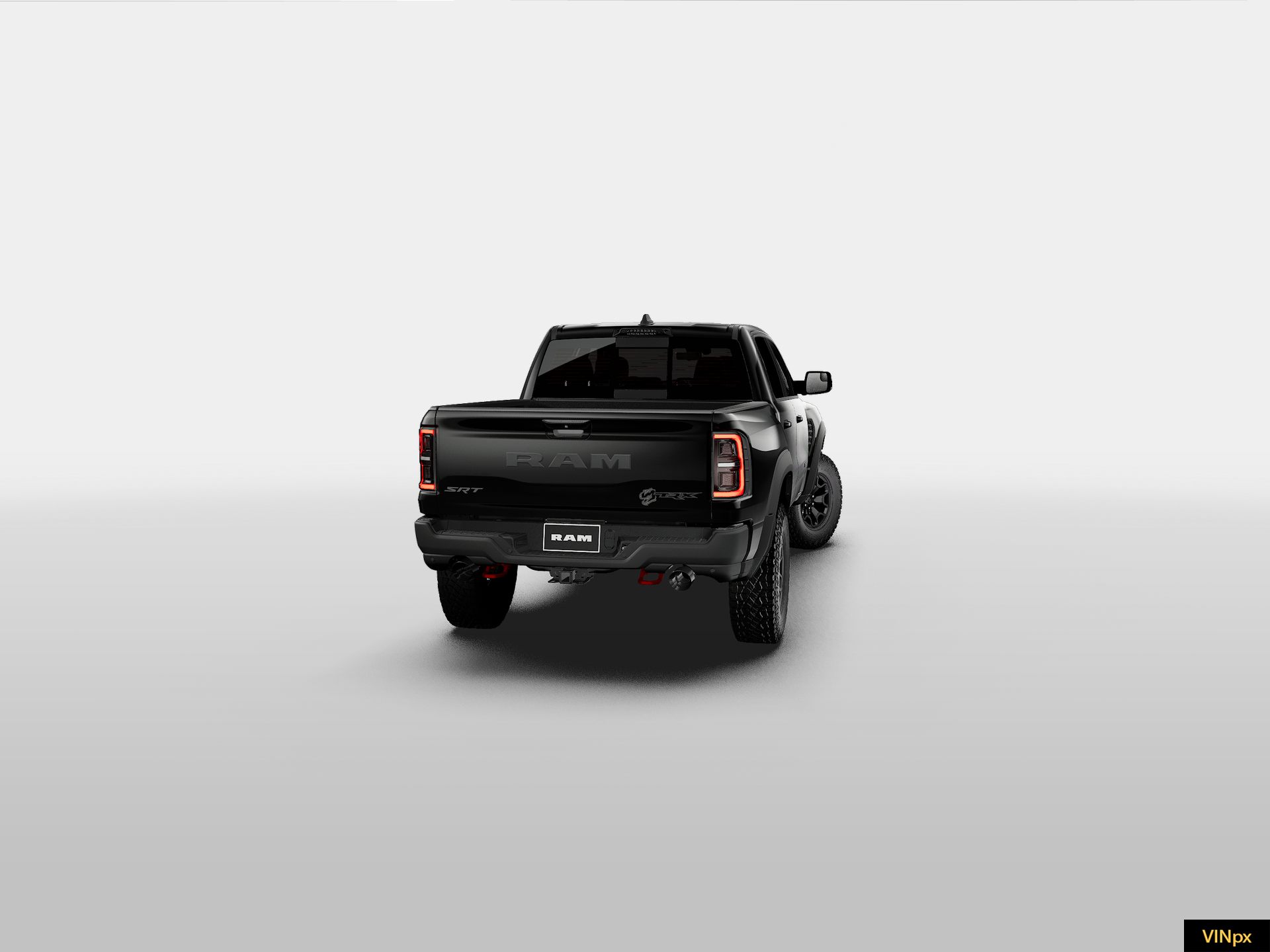 New 2027 Diamond Black Crystal Pearl-Coat Exterior Paint RAM TRX image 14