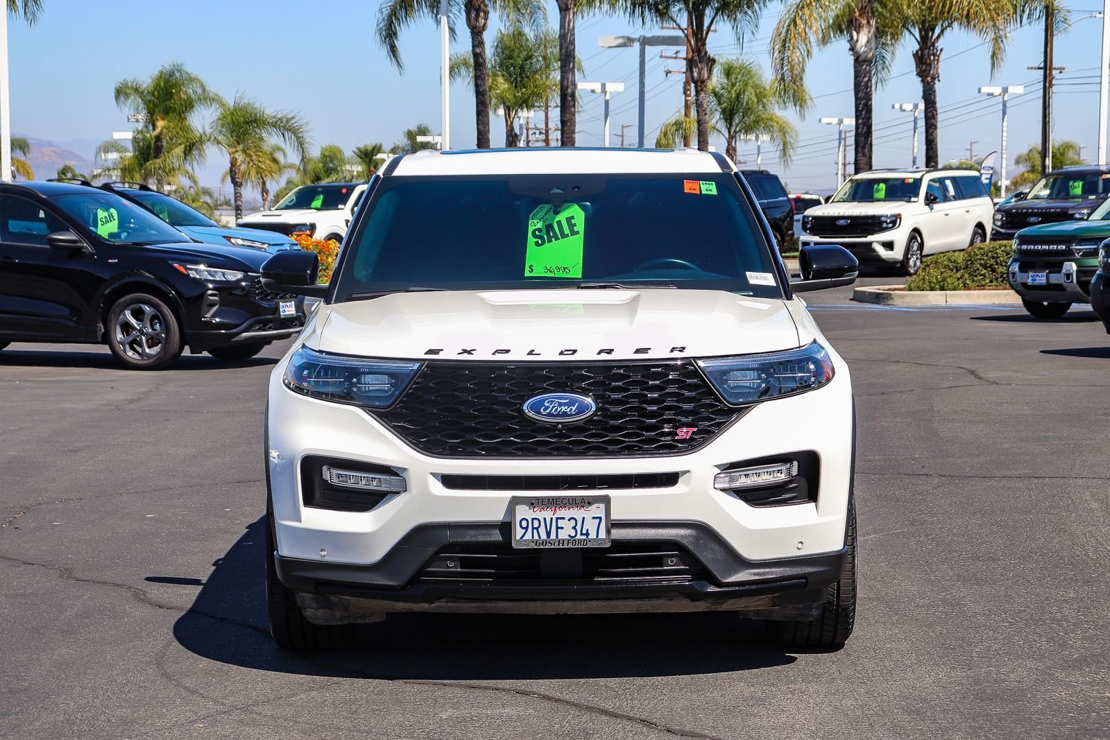 Certified Used 2022 White Metallic Ford ST image 2