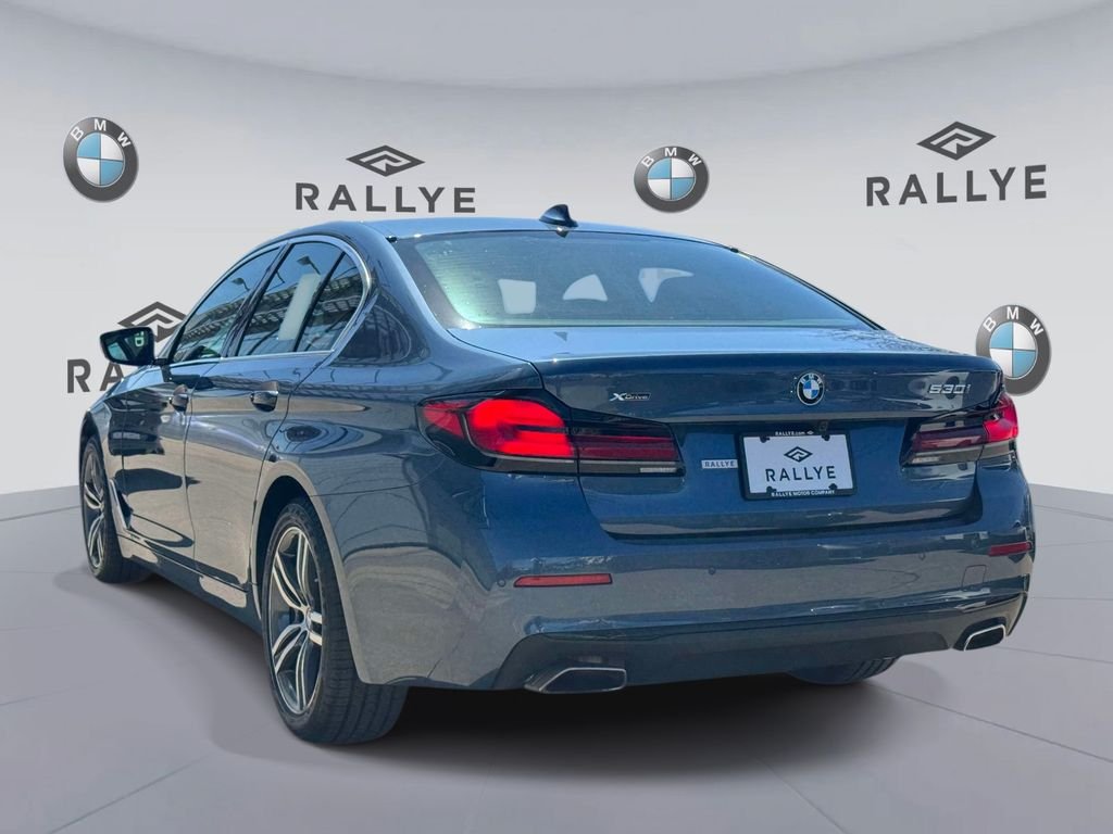Certified Used 2023 Blue Metallic BMW 530i xDrive image 6