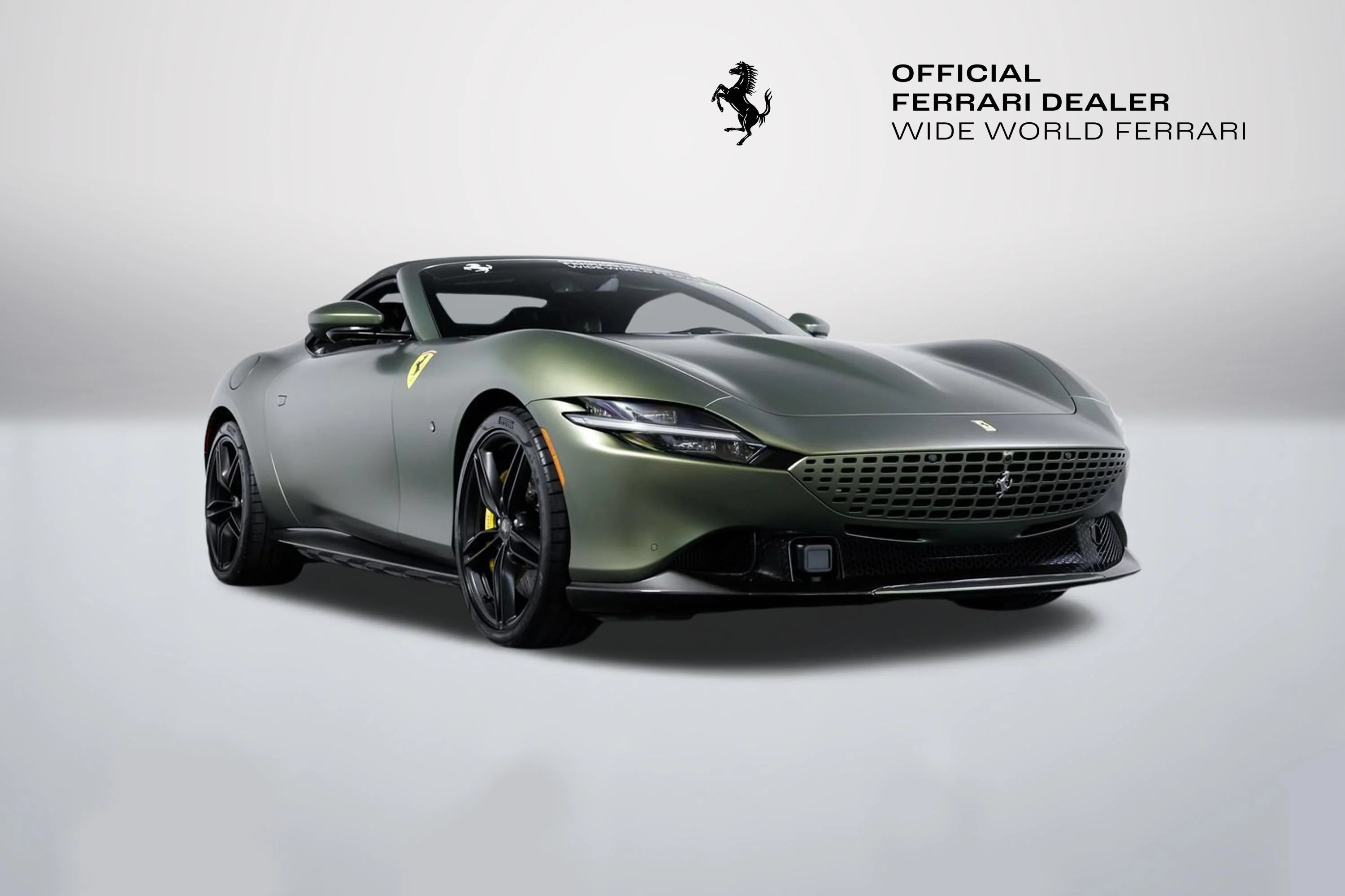 Certified Used 2024 Verde Masoni Opaco Ferrari Base image 5