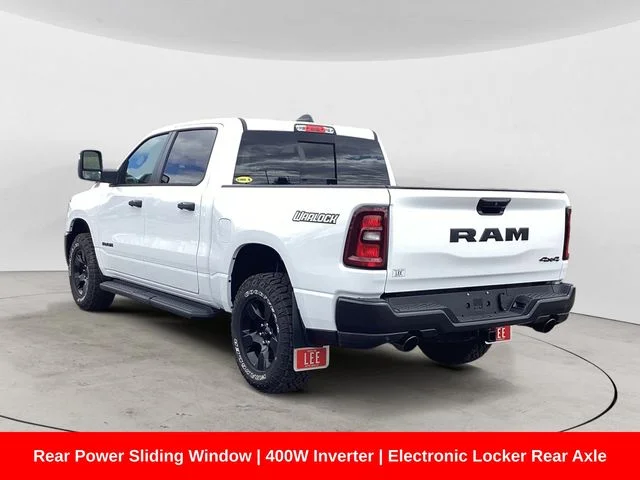 New 2026 Bright White Clearcoat Ram WARLOCK CREW CAB 4X4 5