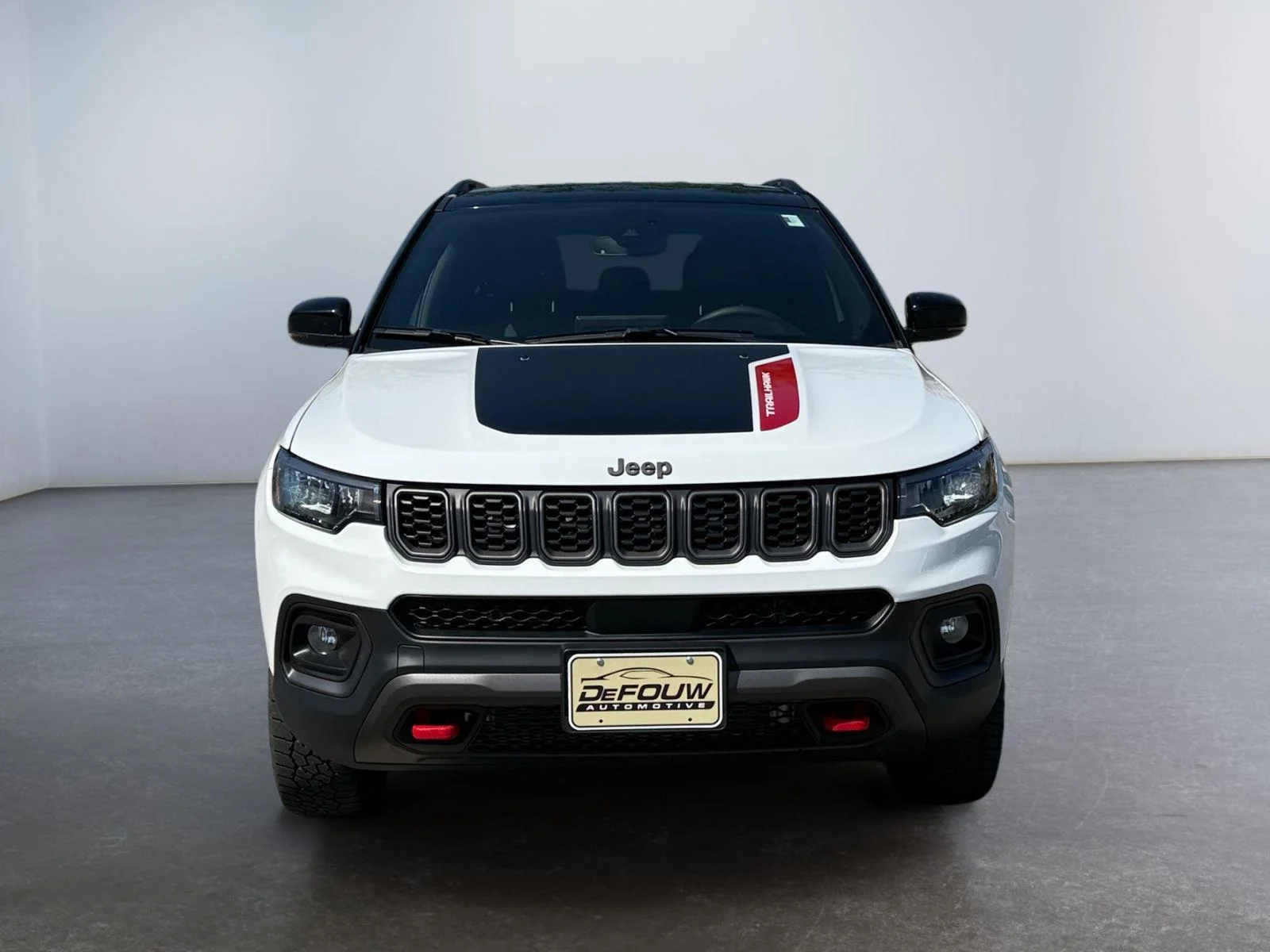 Used 2025 Bright White Clearcoat Jeep Trailhawk image 8