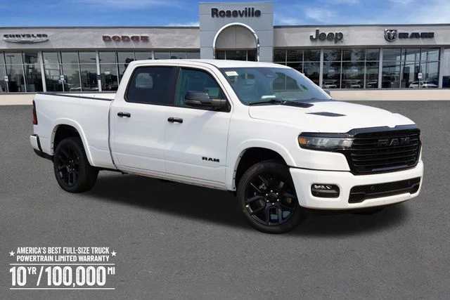 New 2026 Bright White Clear-Coat Exterior Paint RAM Laramie image 1