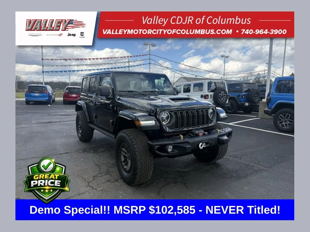 New 2025 Black Jeep Rubicon 392 image 1