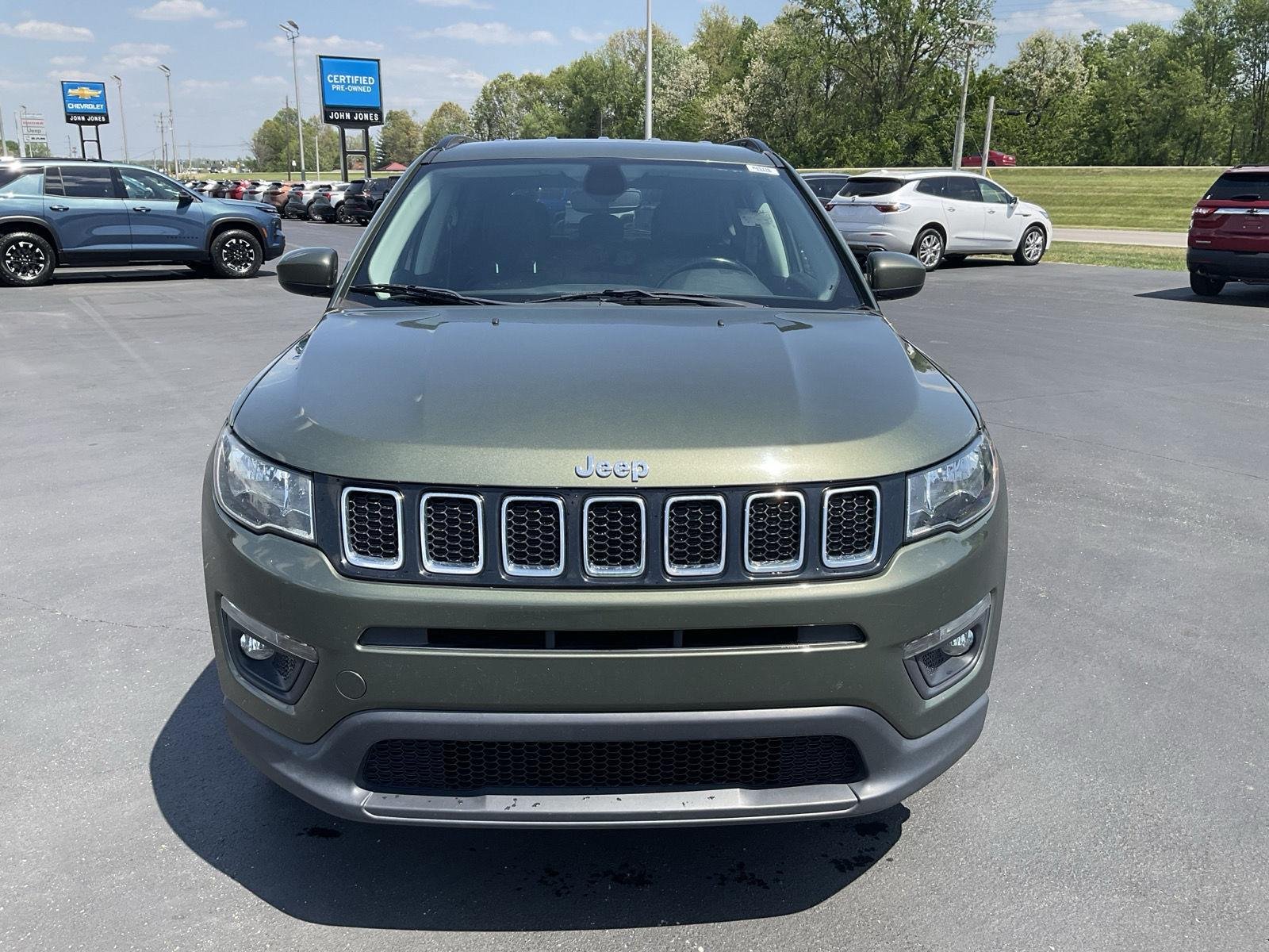 Used 2020 Jeep Compass Latitude with VIN 3C4NJDBB5LT167017 for sale in Corydon, IN