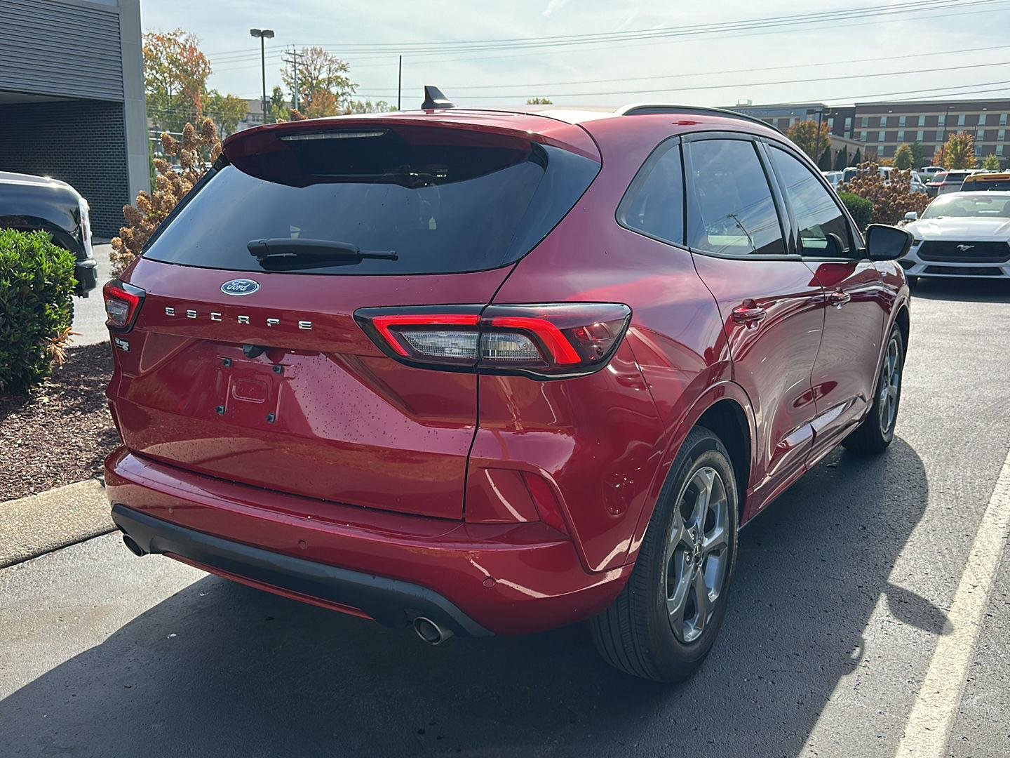 Used 2024 Rapid Red Metallic Tinted Clearcoat Ford ST-Line image 3