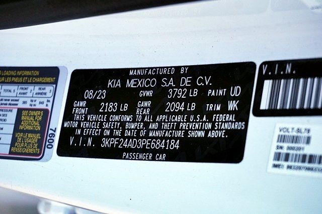 Used 2023 White Kia LX image 29