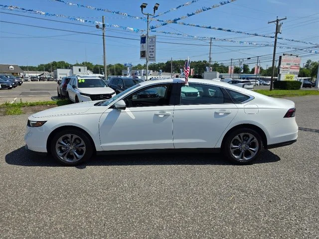Certified Used 2024 Platinum White Pearl Honda EX image 2