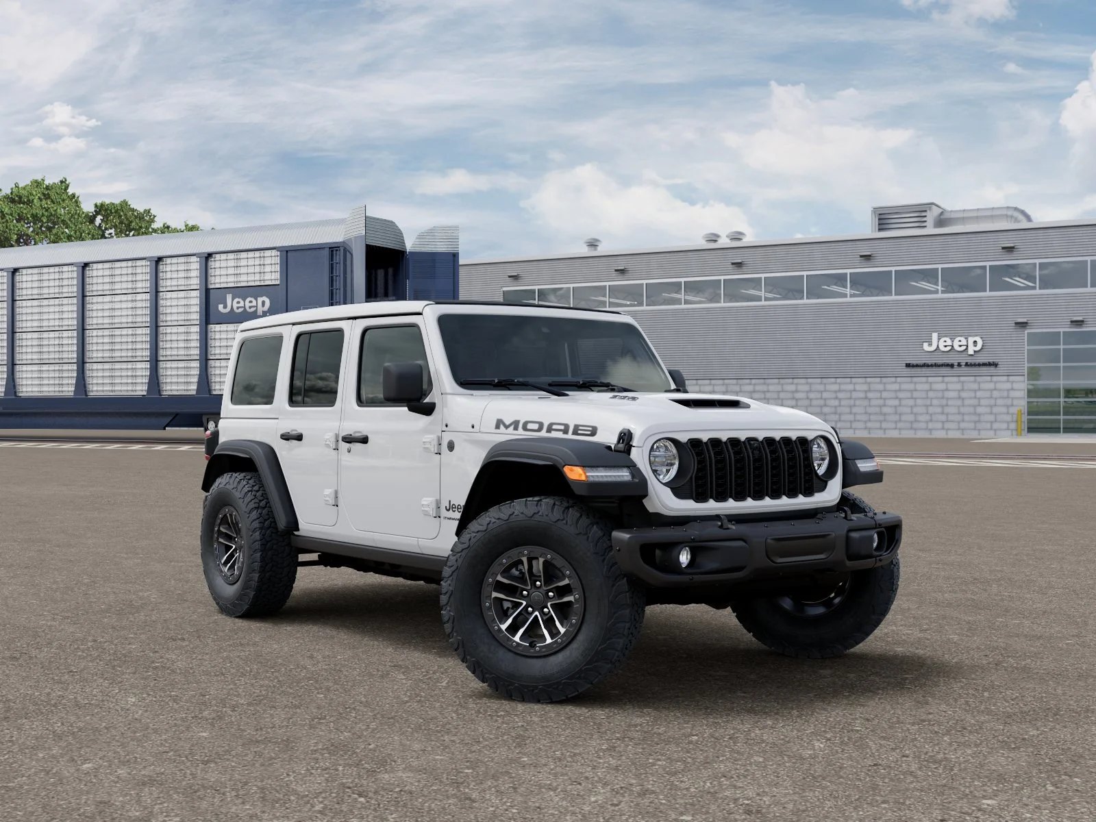 New 2027 Bright White Clearcoat Jeep Moab 392 image 3