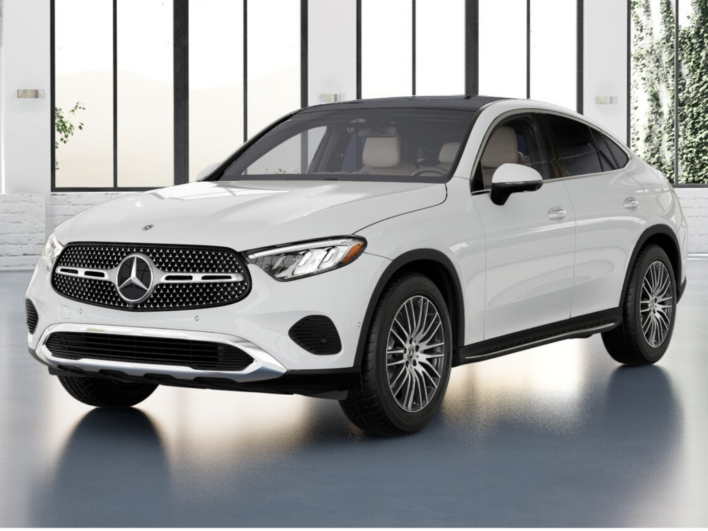 New 2026 Polar White Mercedes-Benz GLC 300 Coupe image 1