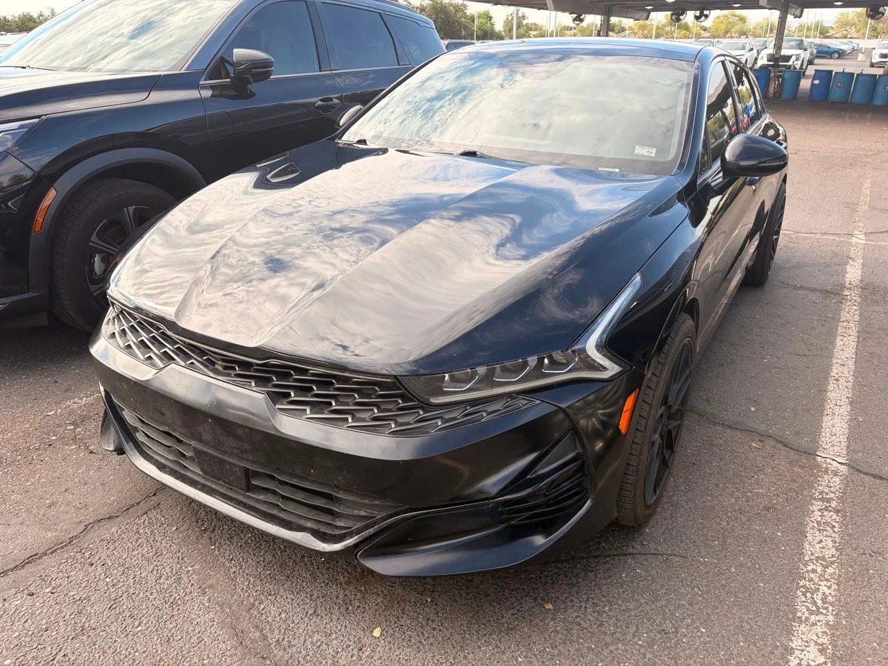 Used 2022 Ebony Black Kia GT-Line image 1