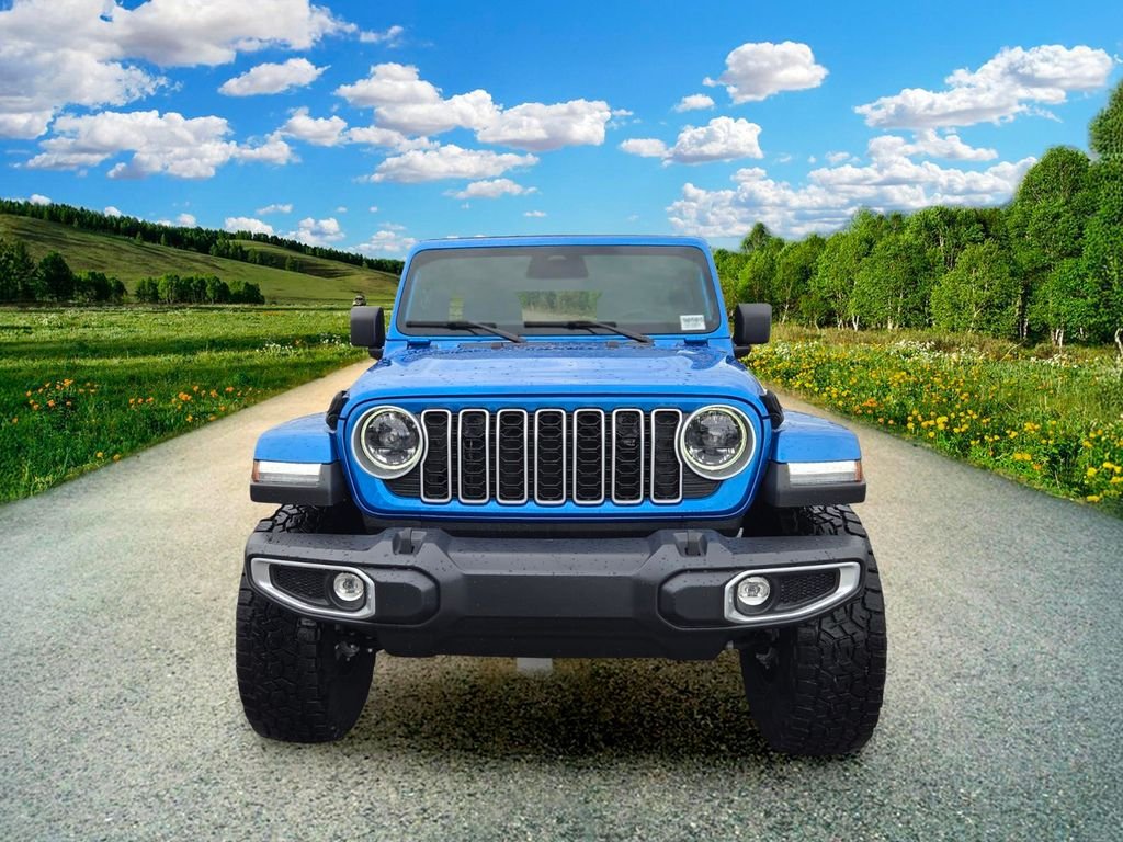 New 2025 Hydro Blue Pearl-Coat Exterior Paint Jeep Sahara image 8