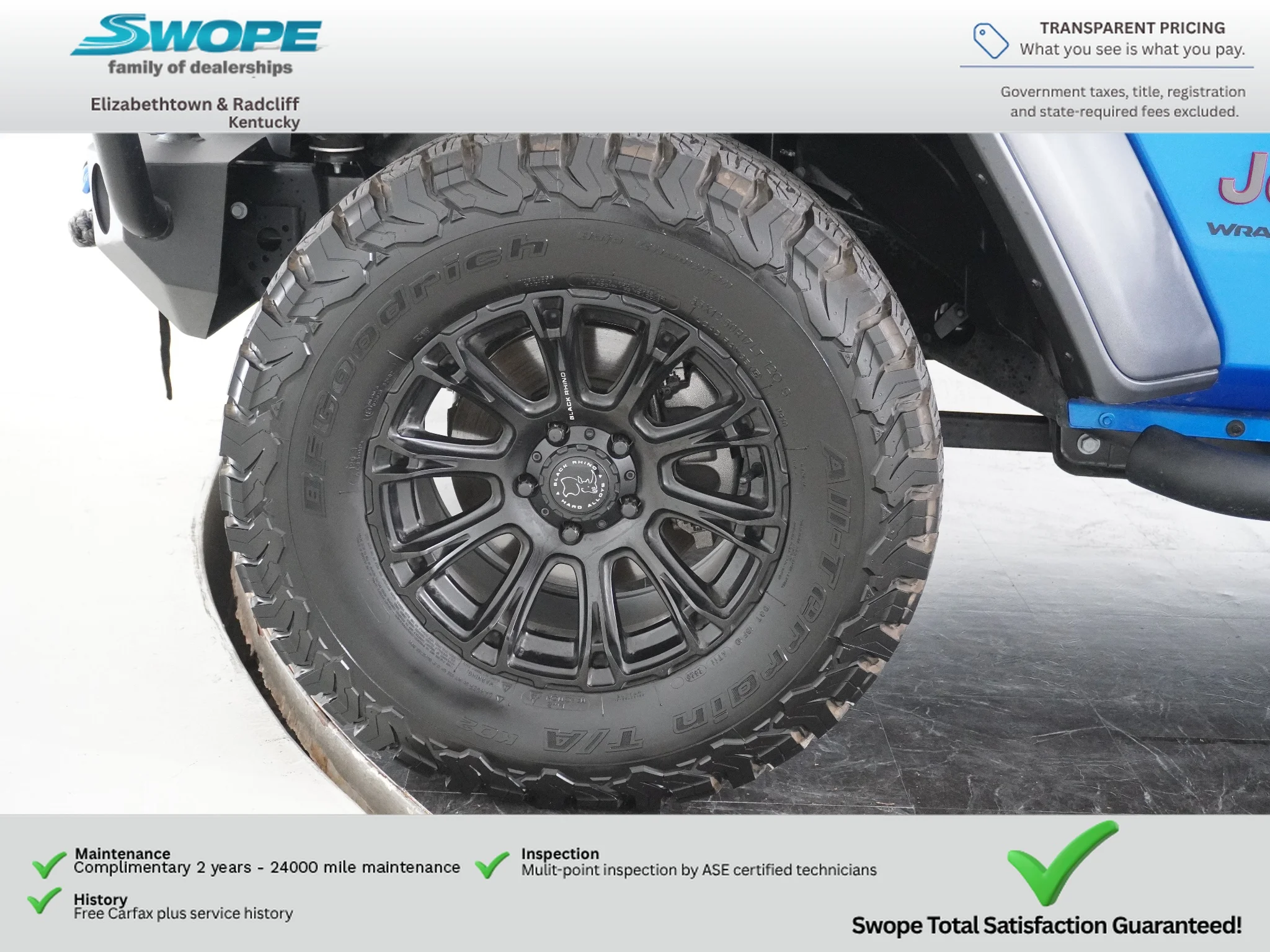 Certified Used 2024 Hydro Blue Pearlcoat Jeep Rubicon image 27