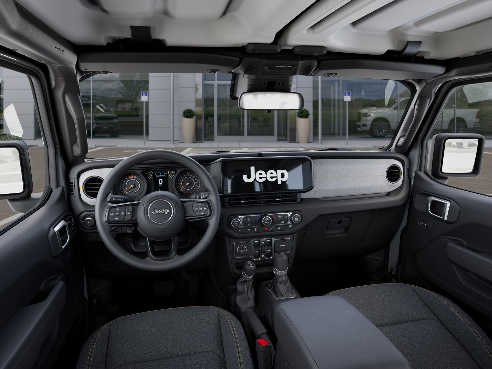 New 2026 Bright White Clear-Coat Exterior Paint Jeep Sport image 23