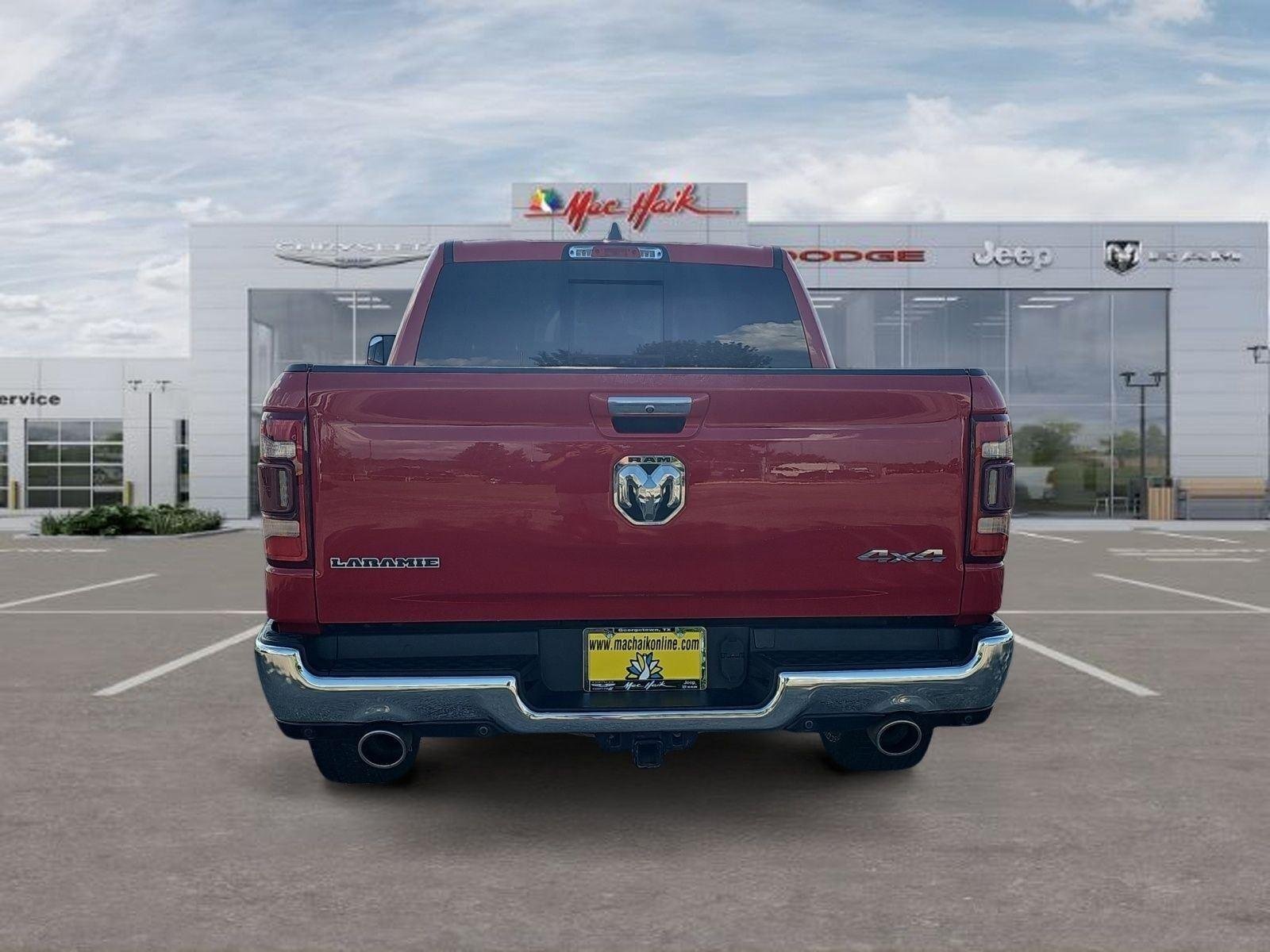 Used 2019 Flame Red Clearcoat Ram Laramie image 4