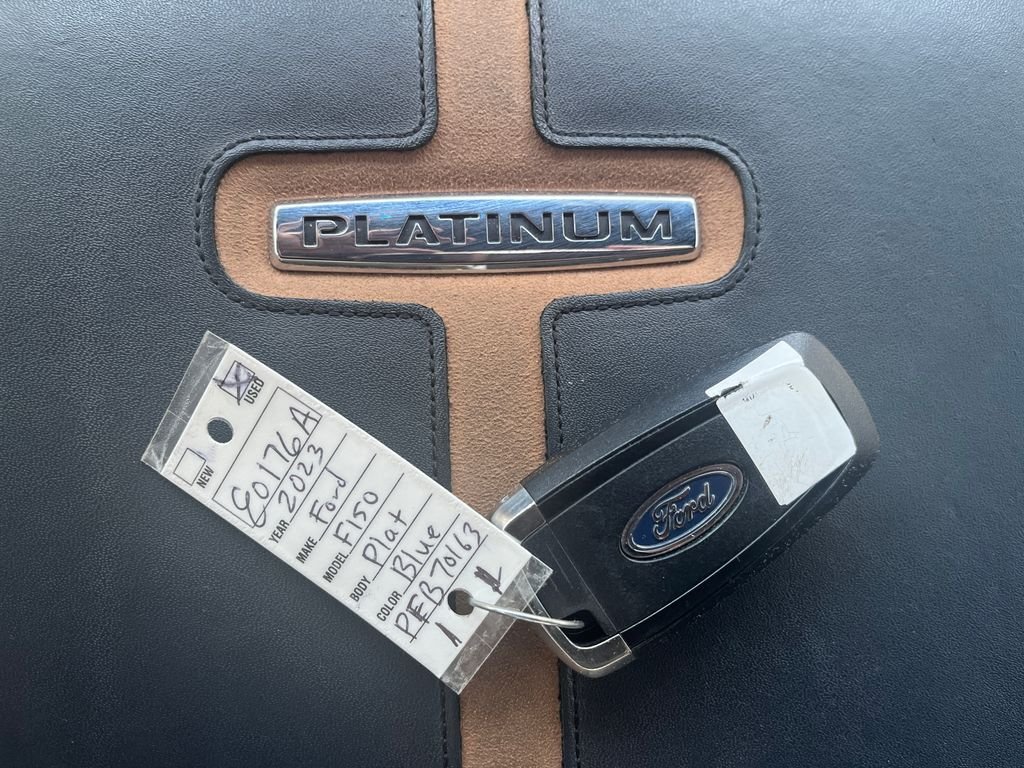Used 2023 Blue Metallic Ford Platinum image 34
