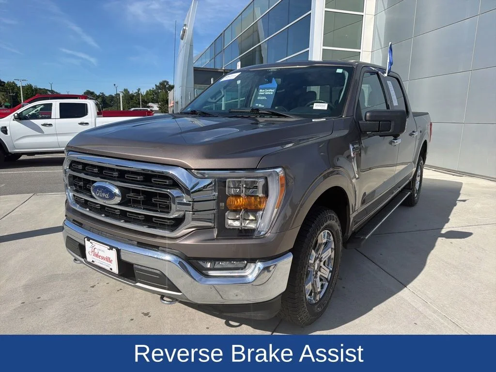 Certified Used 2021 Stone Gray Metallic Ford XLT image 3