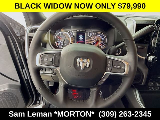 New 2025 Diamond Black Crystal Pearl-Coat Exterior Paint Ram Big Horn image 11