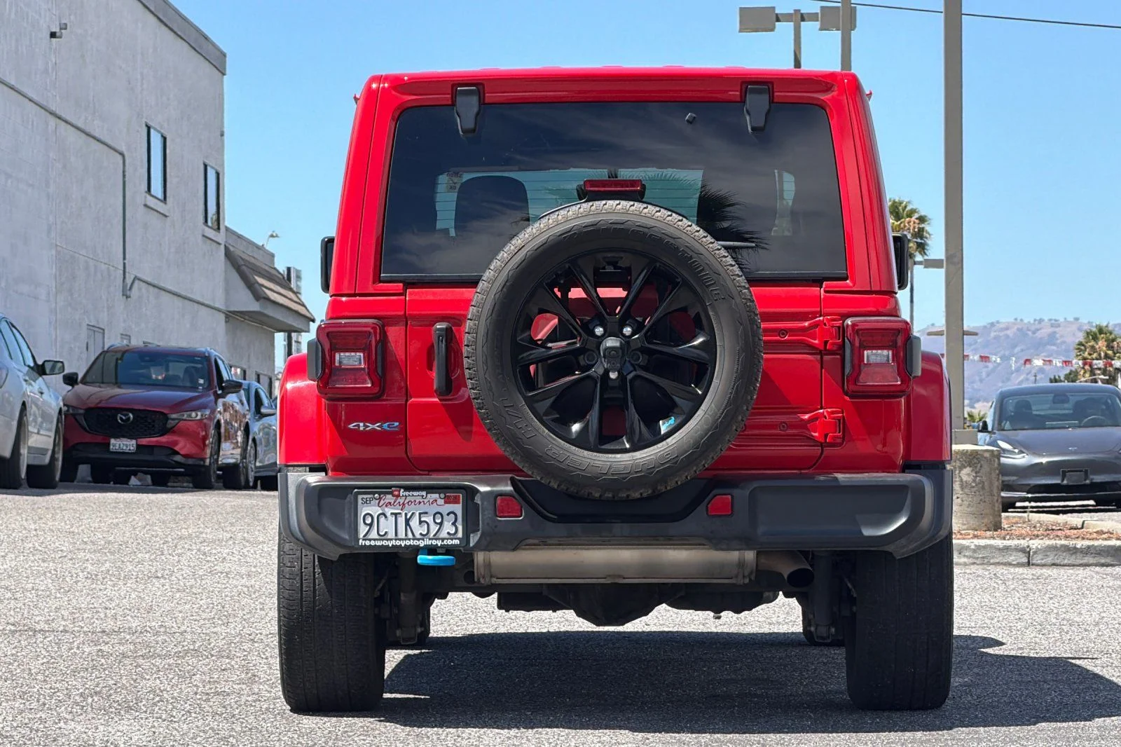 Used 2022 Red Jeep Unlimited Sahara 4xe image 6