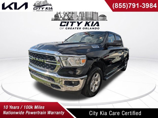 Black 2023 RAM 1500 Pickup Truck Four-Wheel Drive