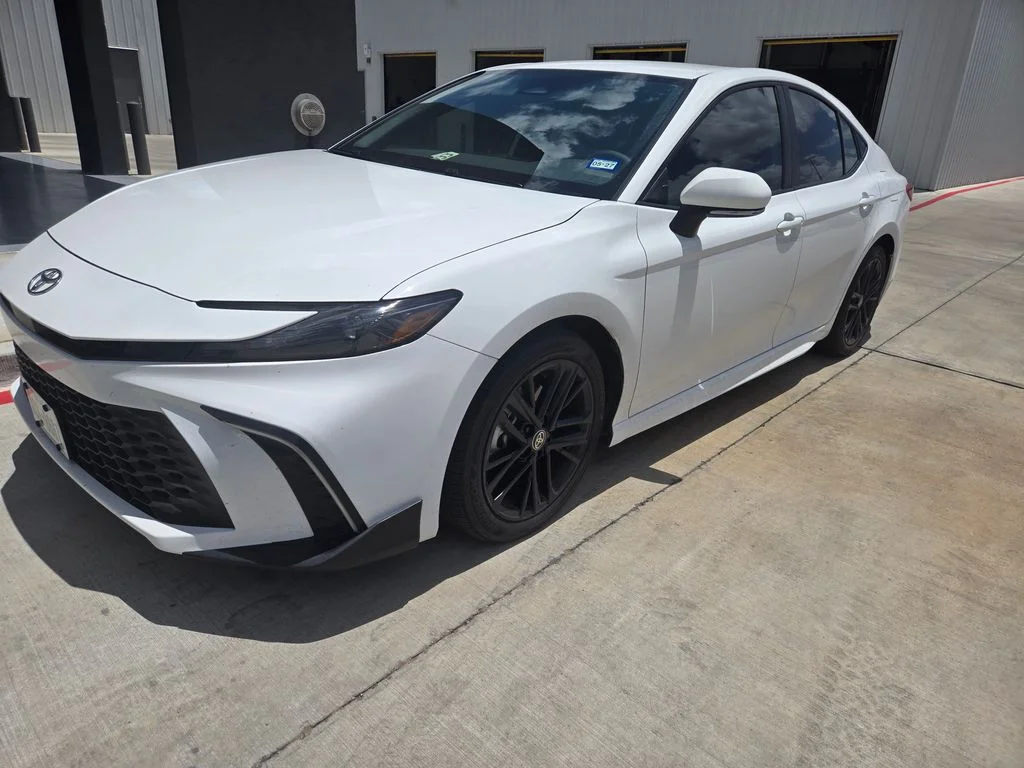 Used 2025 White Toyota SE image 7