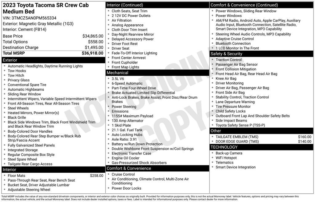 Used 2023 Gray Toyota SR image 6