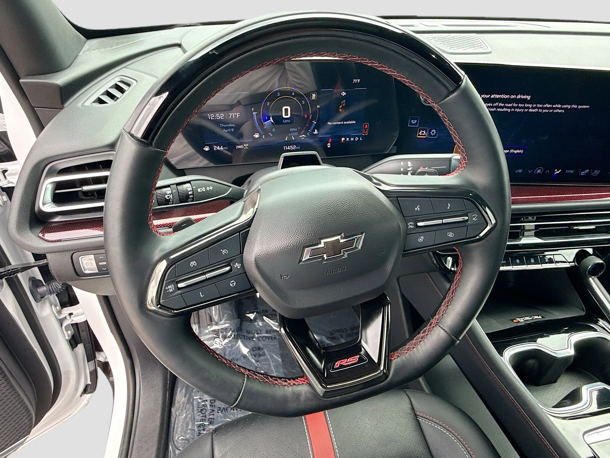 Used 2024 Iridescent Pearl Tricoat Chevrolet AWD RS image 42