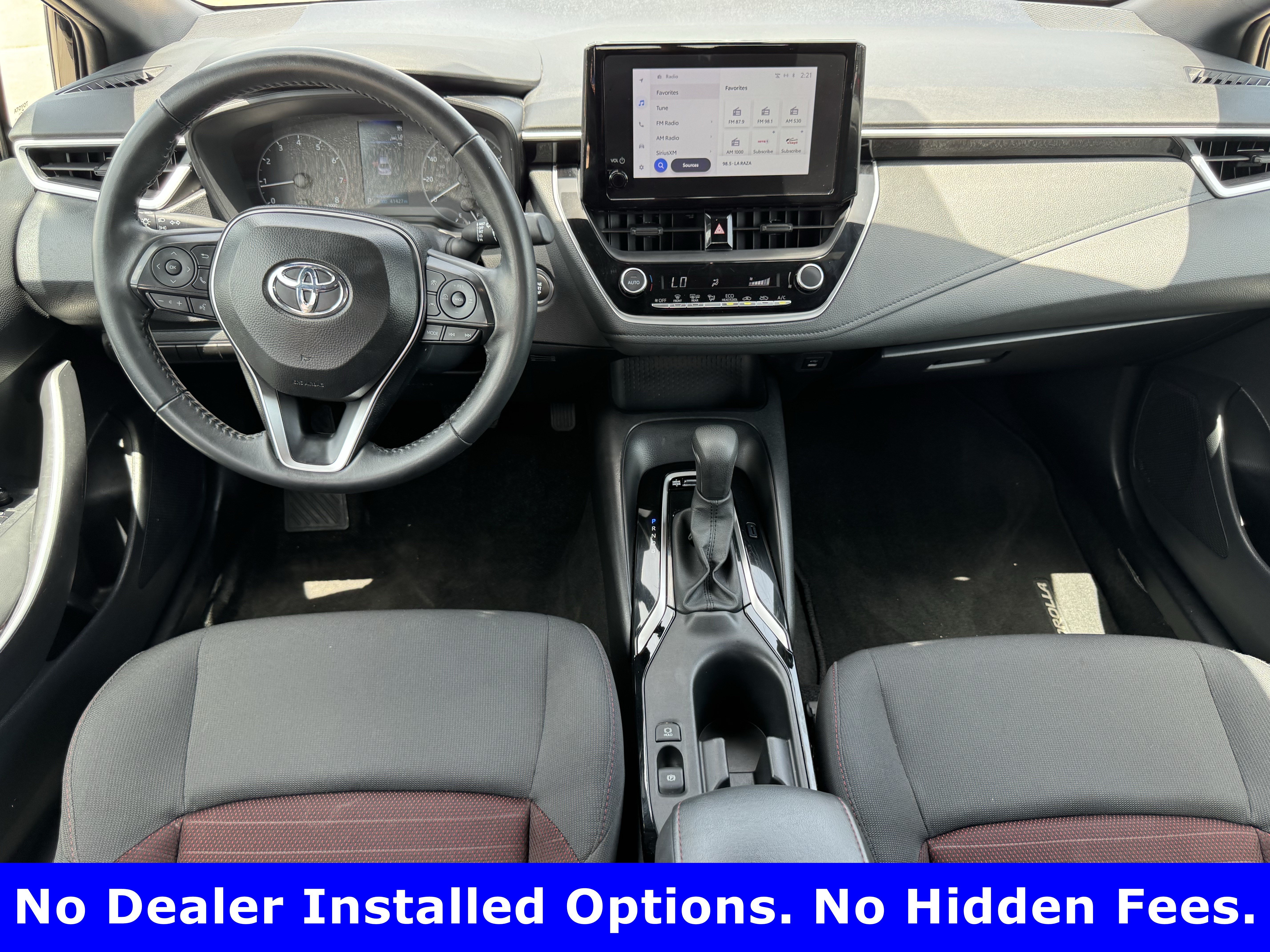Used 2025 Midnight Black Metallic Toyota SE image 9