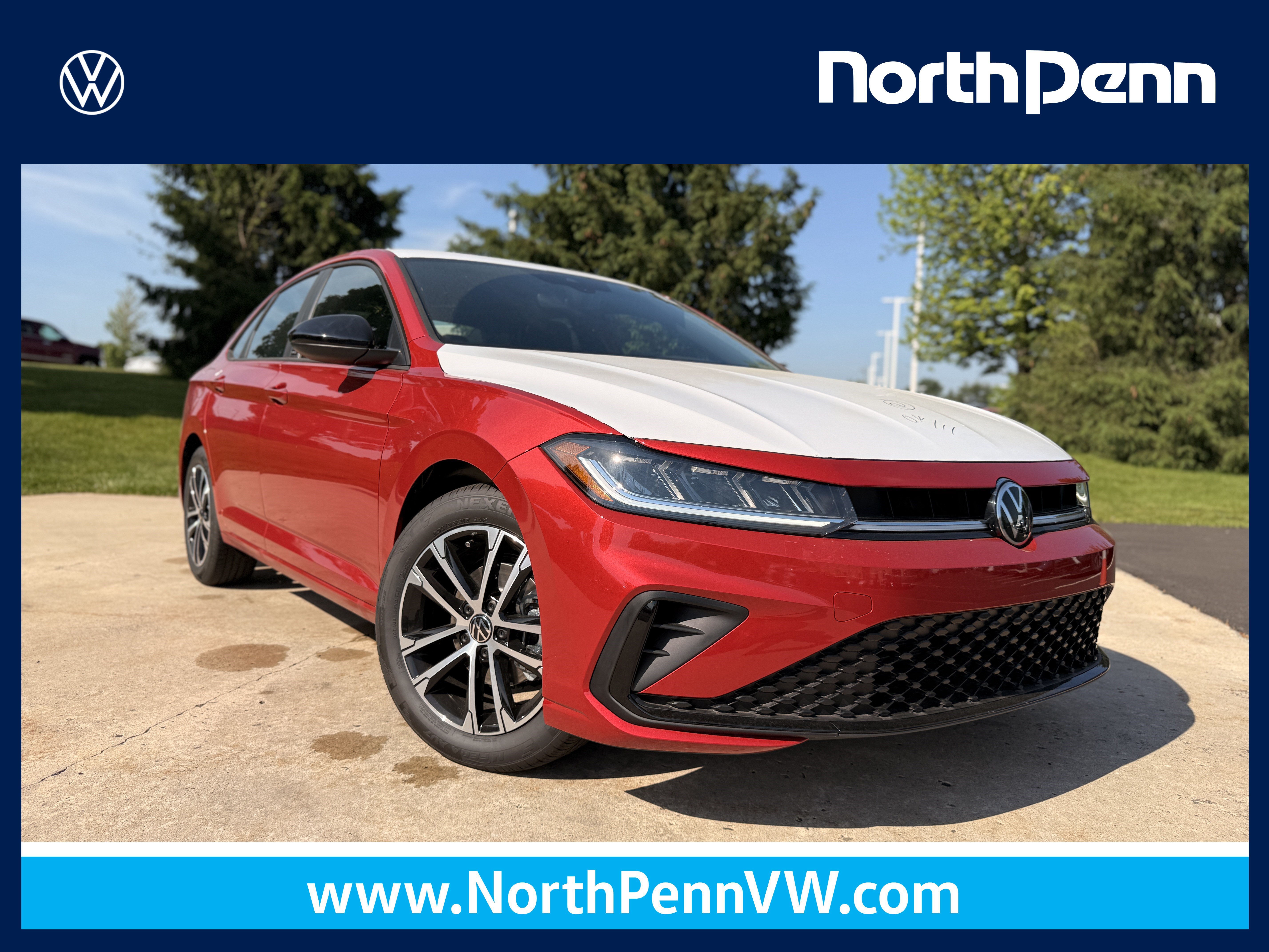 New 2026 Kings Red Metallic Volkswagen Sport image 1