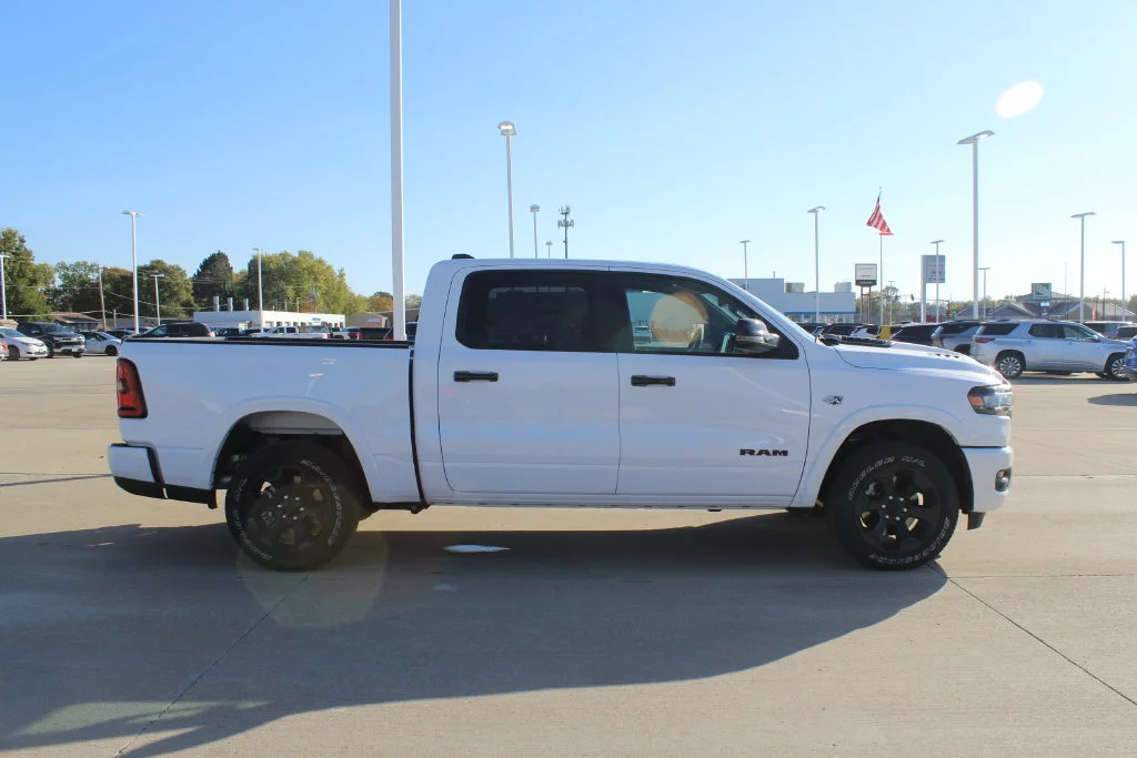 New 2026 Bright White Clear-Coat Exterior Paint RAM Big Horn/Lone Star image 2