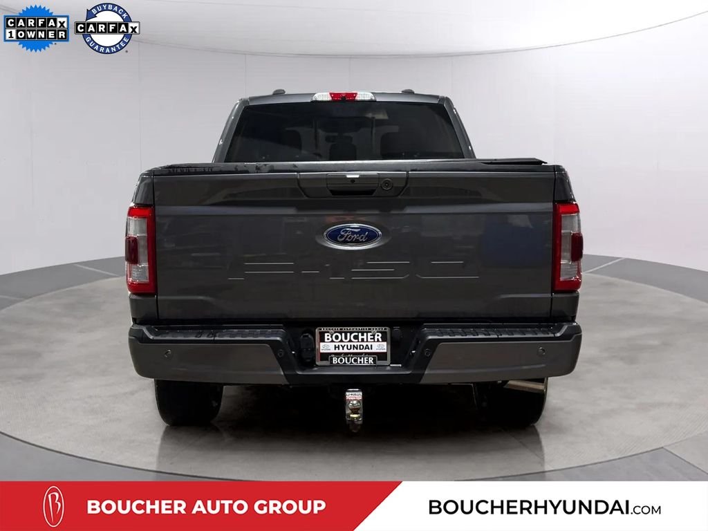 Used 2022 Carbonized Gray Metallic Ford Lariat image 4