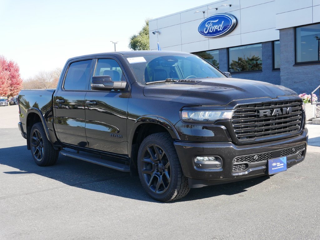 Used 2025 RAM Ram 1500 Pickup Laramie with VIN 1C6SRFJP9SN609114 for sale in Northfield, Minnesota