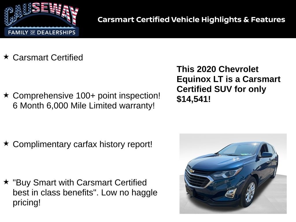 Used 2020 Pacific Blue Metallic Chevrolet LT image 2