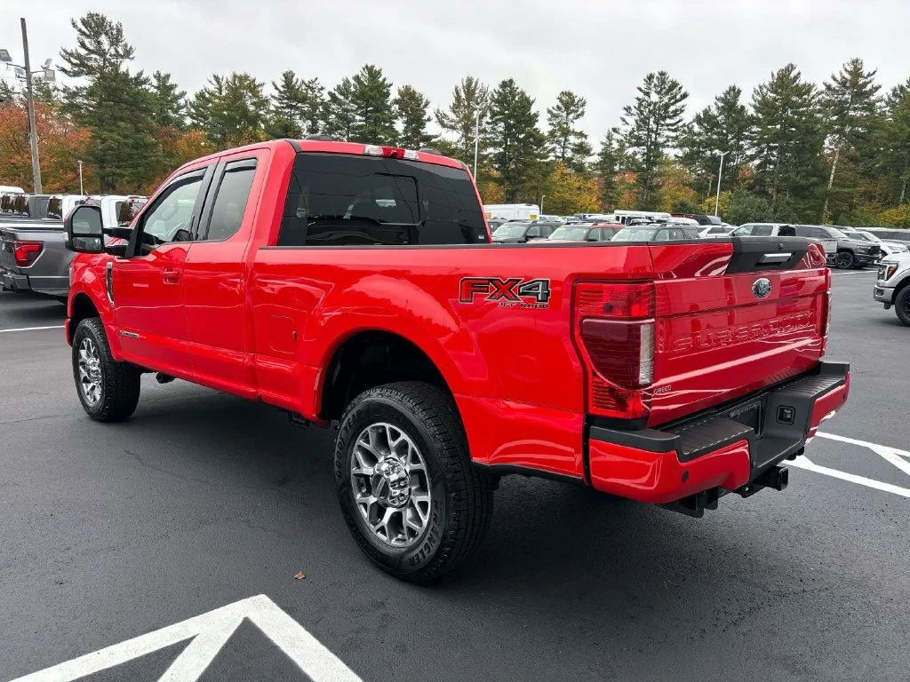 Used 2022 Race Red Ford Lariat image 6
