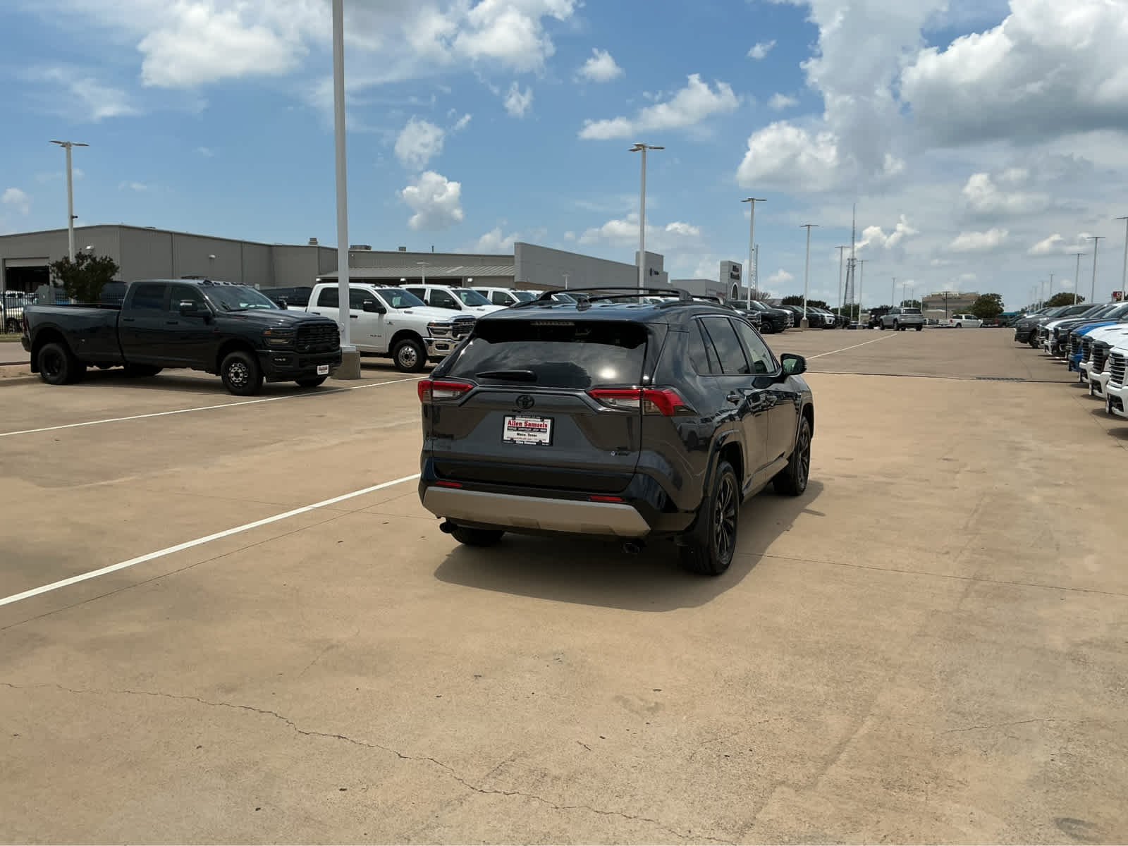 Used 2025 Magnetic Gray Metallic Toyota Hybrid SE image 7