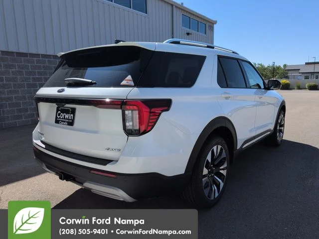 New 2026 Star White Metallic Tri-Coat Ford Platinum image 3
