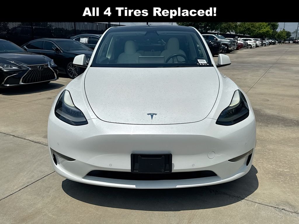 Used 2021 Pearl White Multi-Coat Tesla Performance image 3