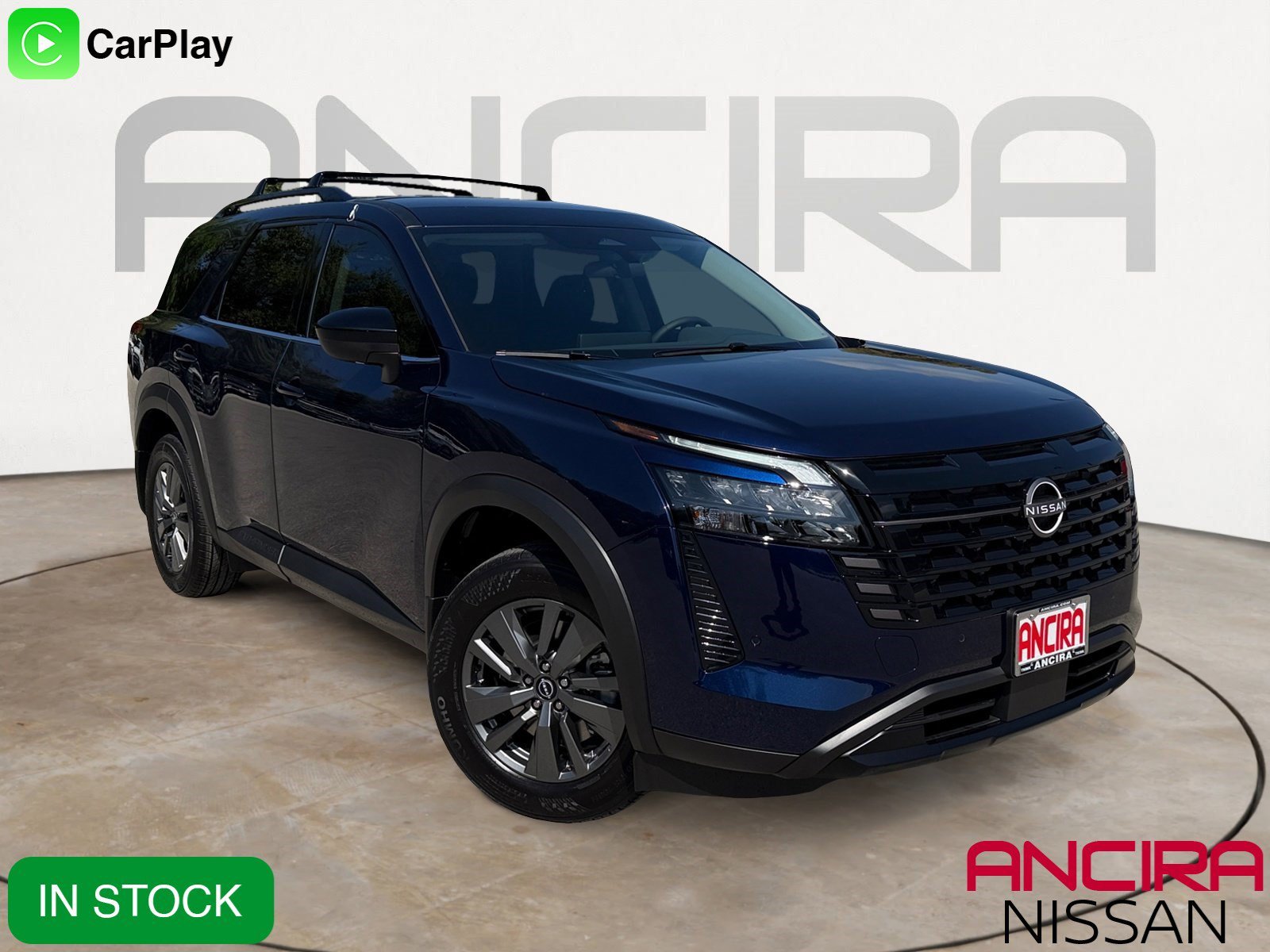 New 2026 Deep Ocean Blue Pearl Nissan SV image 1