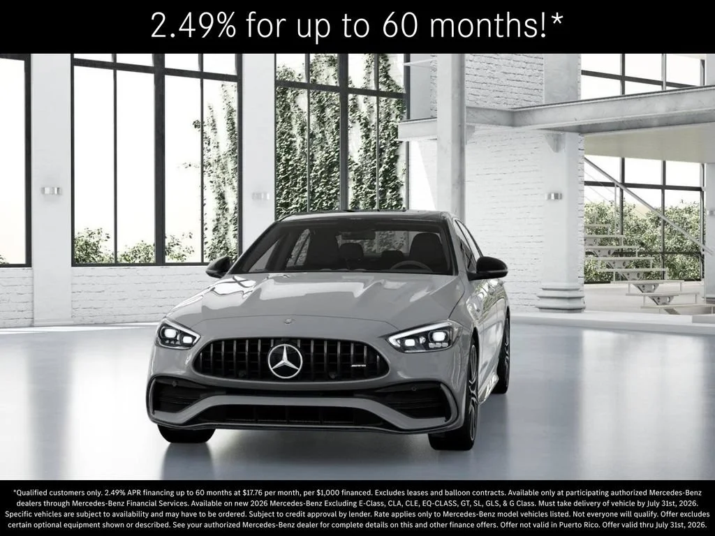 New 2026 MANUFAKTUR Alpine Grey Mercedes-Benz AMG® C 43 4MATIC Sedan image 84